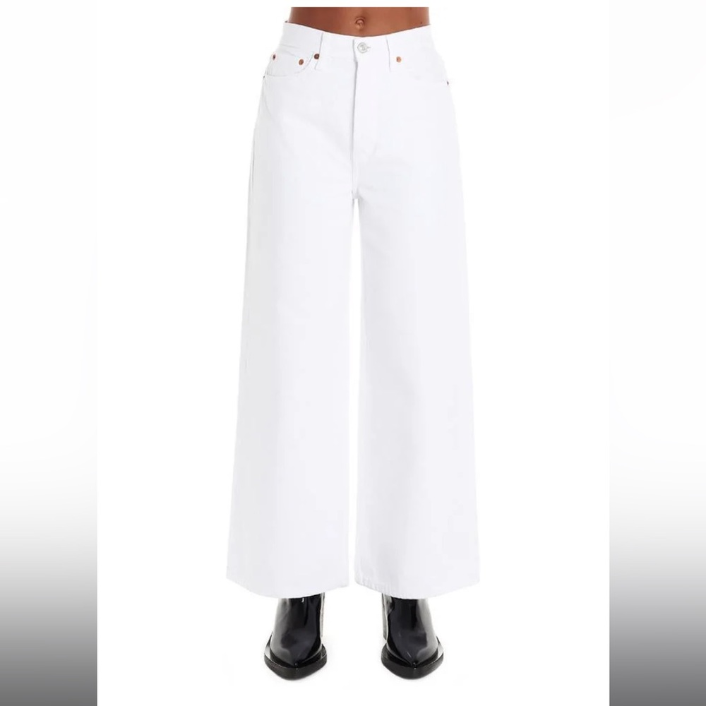 RE/DONE 60s Extreme wide-leg jeans white